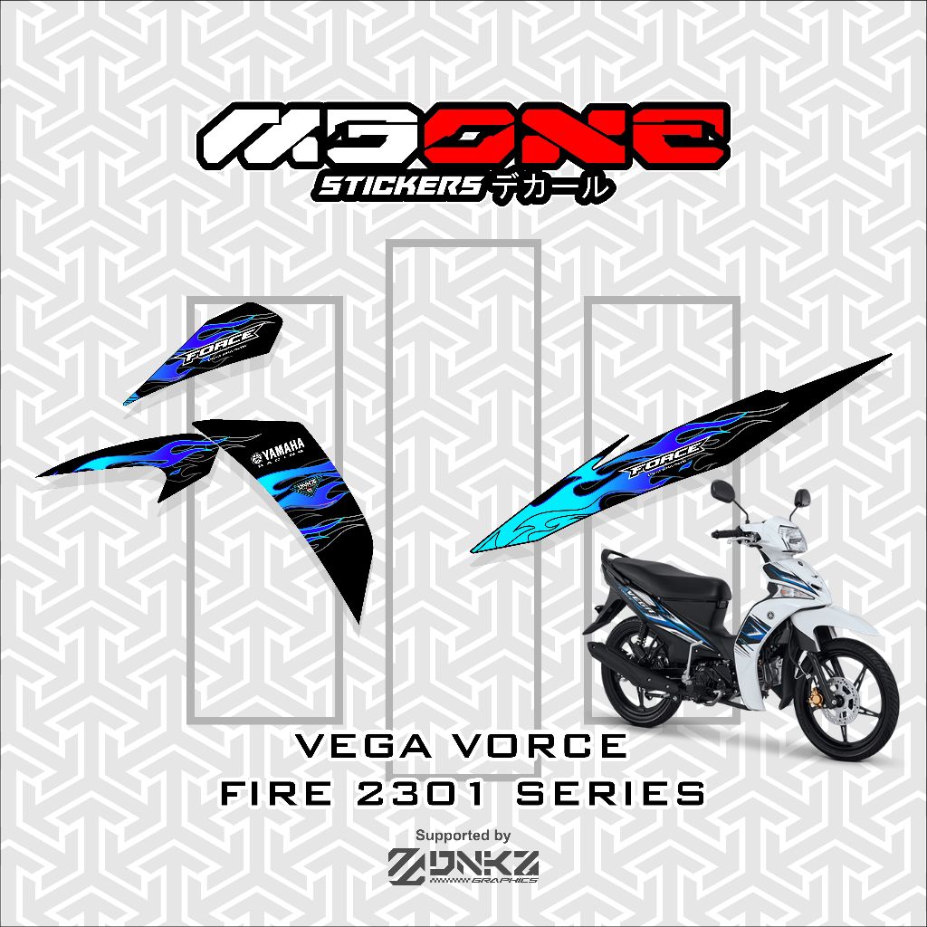 Jual Stiker Vega Force, Vega Decal Striping Vega Force baru Viral Keren ...