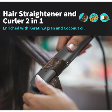 Catokan Tourmaline LIVCHIC LS303 2 IN 1 Pelurus Rambut Keramik Dan Keriting Professional