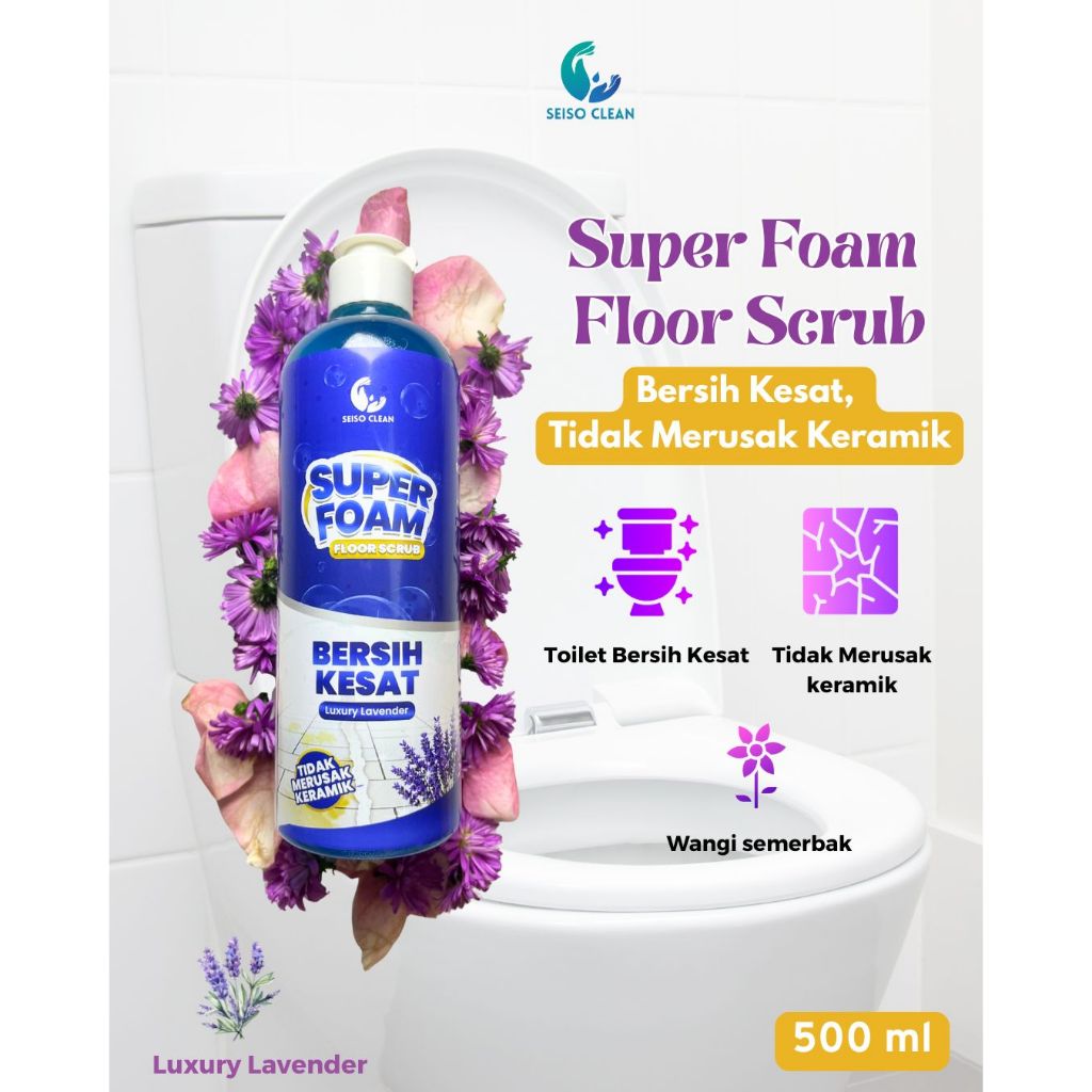 Jual Pembersih Lantai Keramik FOAM SEISO CLEAN Lavender Luxury - Wangi ...