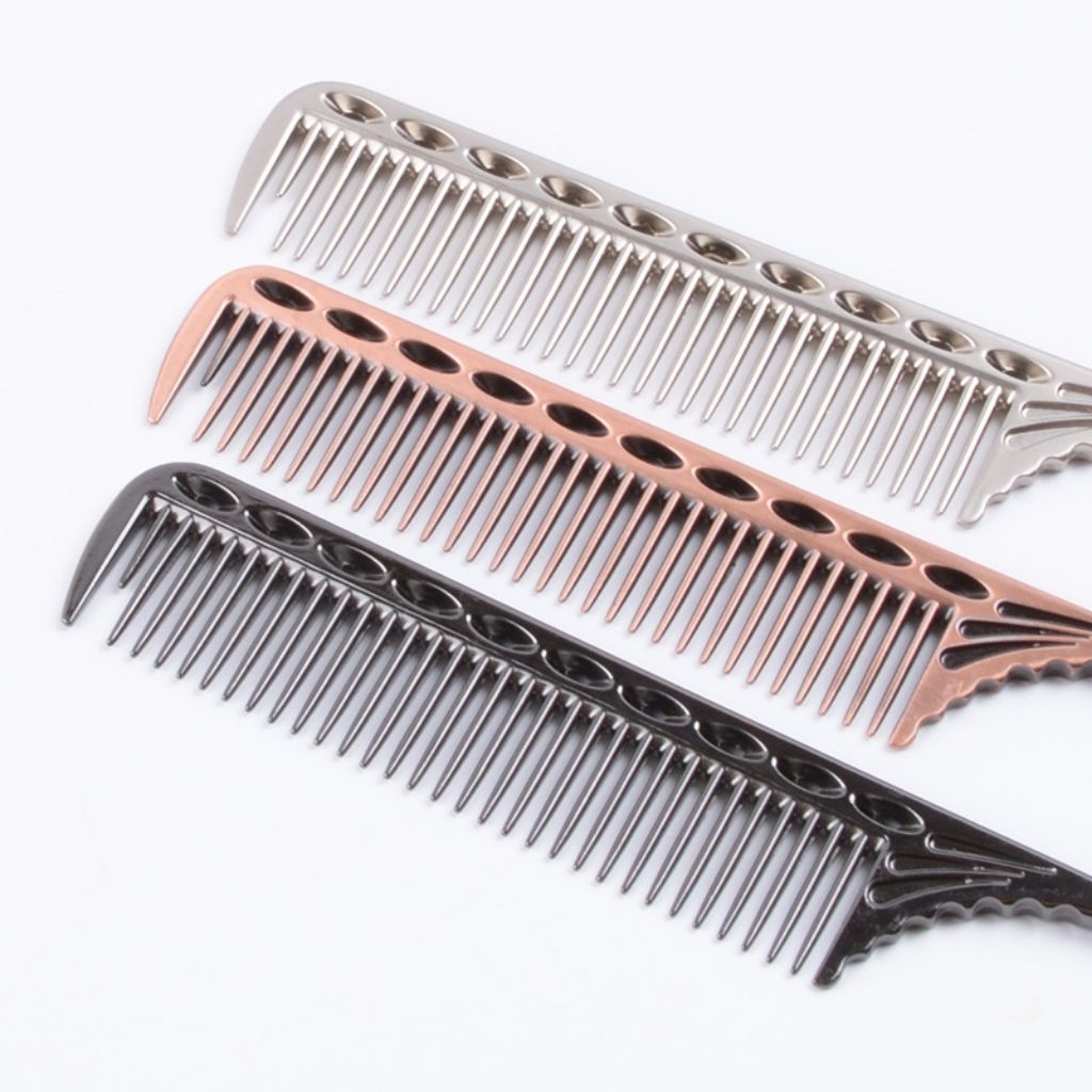 Jual Sisir Ekor Rambut Stainless Steel Tahan Karat Sisir Penata Rambut ...