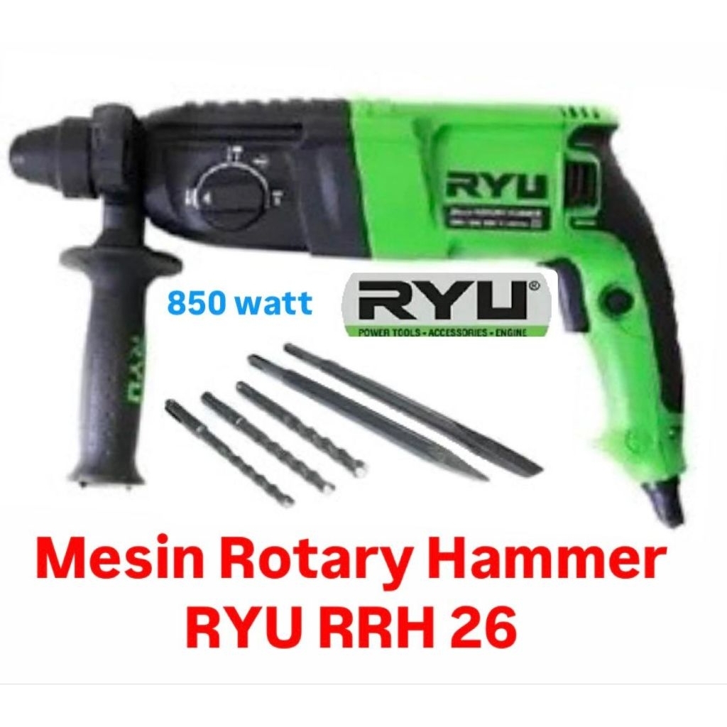 Jual RYU Mesin Rotary Hammer RRH 26 | Shopee Indonesia