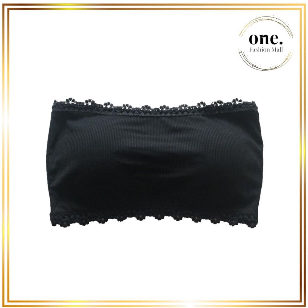 Jual ONEFASHIONMALL BR017 Crop Top BH Bra Kemben Bandeau Rendra Model ...