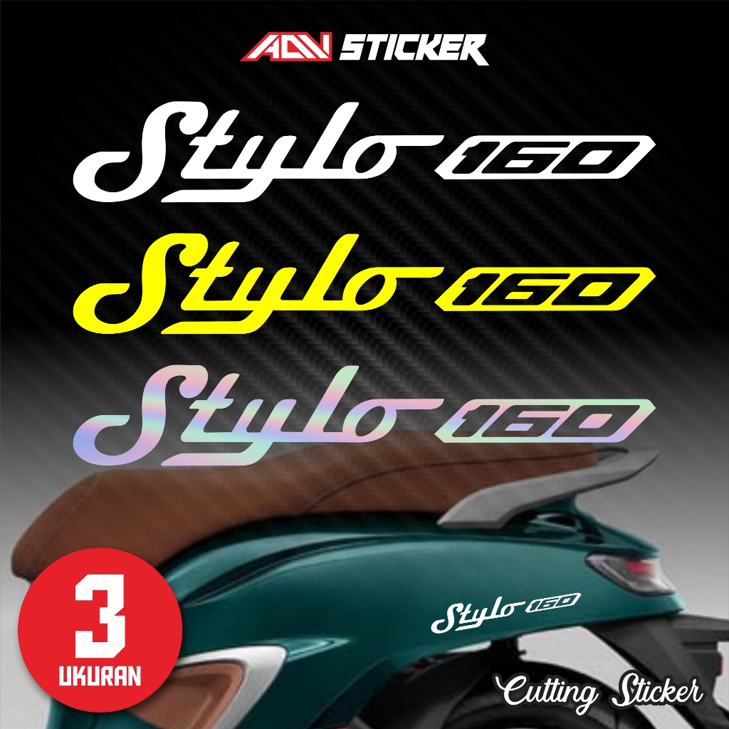 Jual Sticker Cutting Logo HONDA STYLO 160 | Cutting Sticker Motor ...