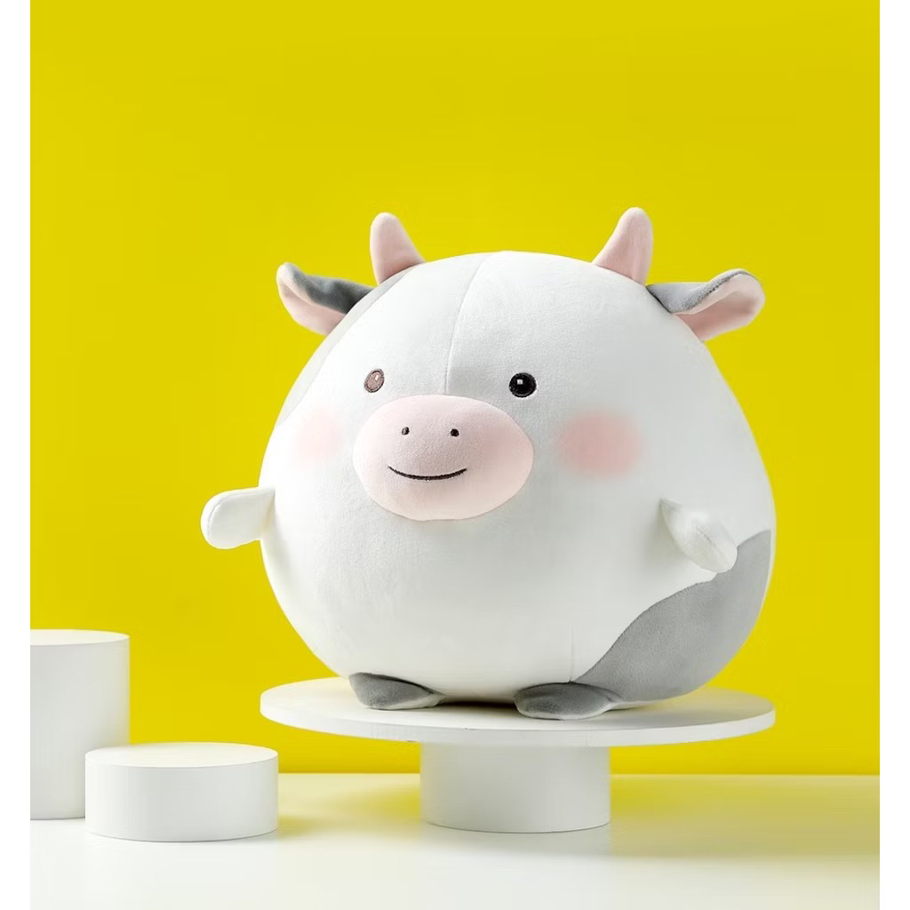 Jual MINISO ROUND COW PLUSH TOY / BONEKA SAPI | Shopee Indonesia