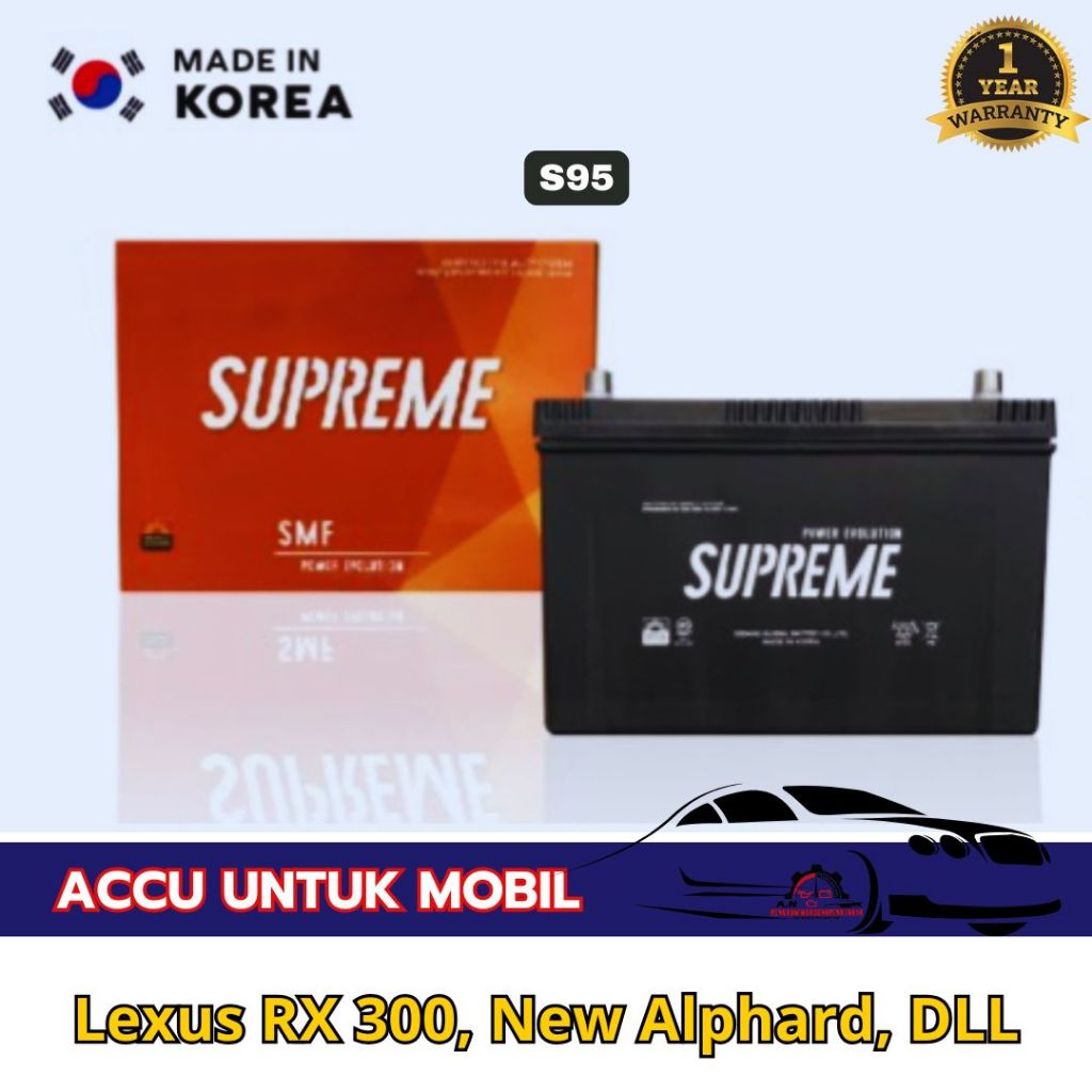 Supreme Aki Jual AKI MOBIL SUPREME MF 1000RA (100 AH) (KERING) | Shopee Indonesia