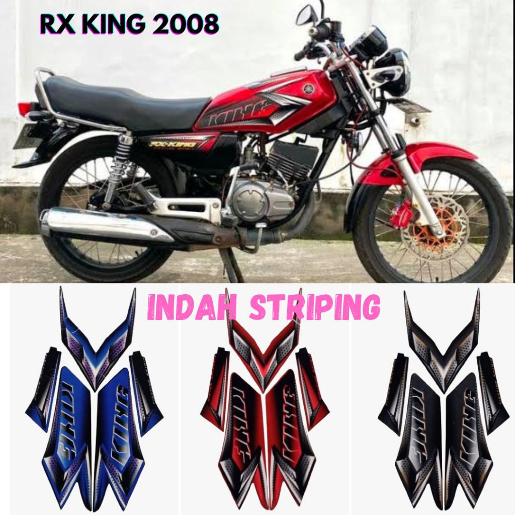 Jual Striping Stiker List Motor Rx King Tahun 2008 Full Body | Shopee ...