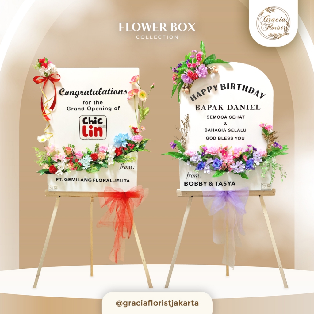 Jual Bunga Box/Premium Flower Box/Papan Bunga Box | Shopee Indonesia