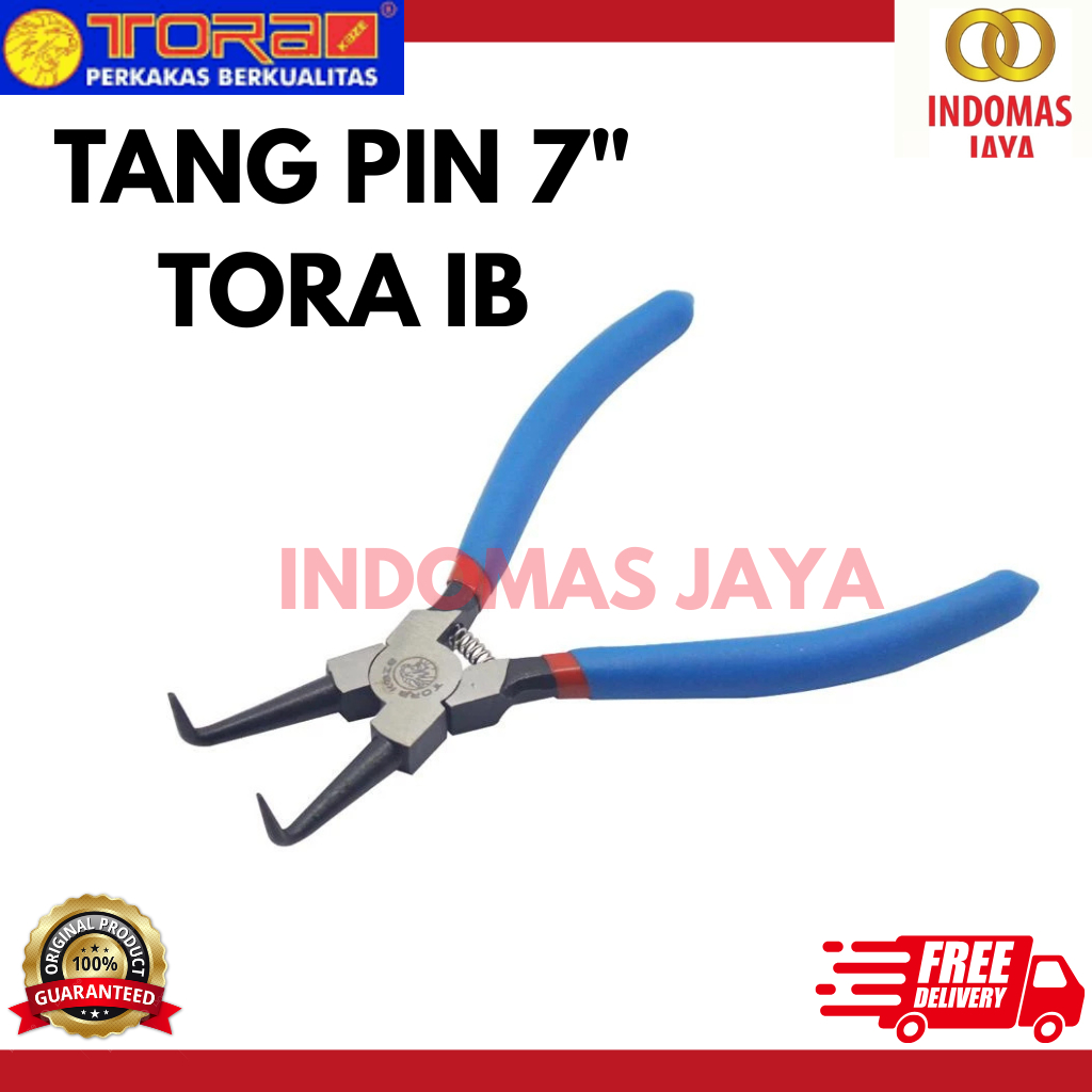 Jual TORA Tang Snap Ring Internal Bengkok 7 Inch IB | Shopee Indonesia
