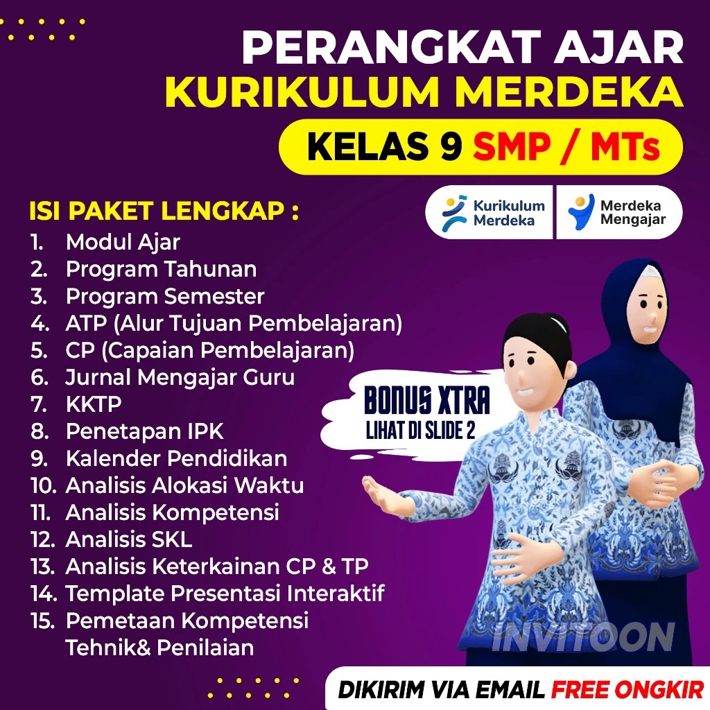 Jual Perangkat Ajar Smp Kelas 9 Kumer Modul Pembelajaran IKM IX ...