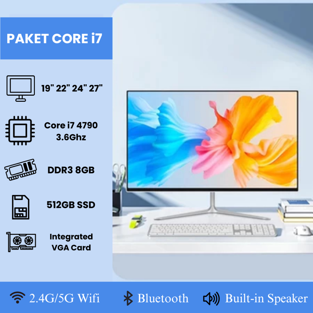 Jual eFound PC All-in-One Intel Core i7-4790 – Super Tipis, Full HD 19 ...