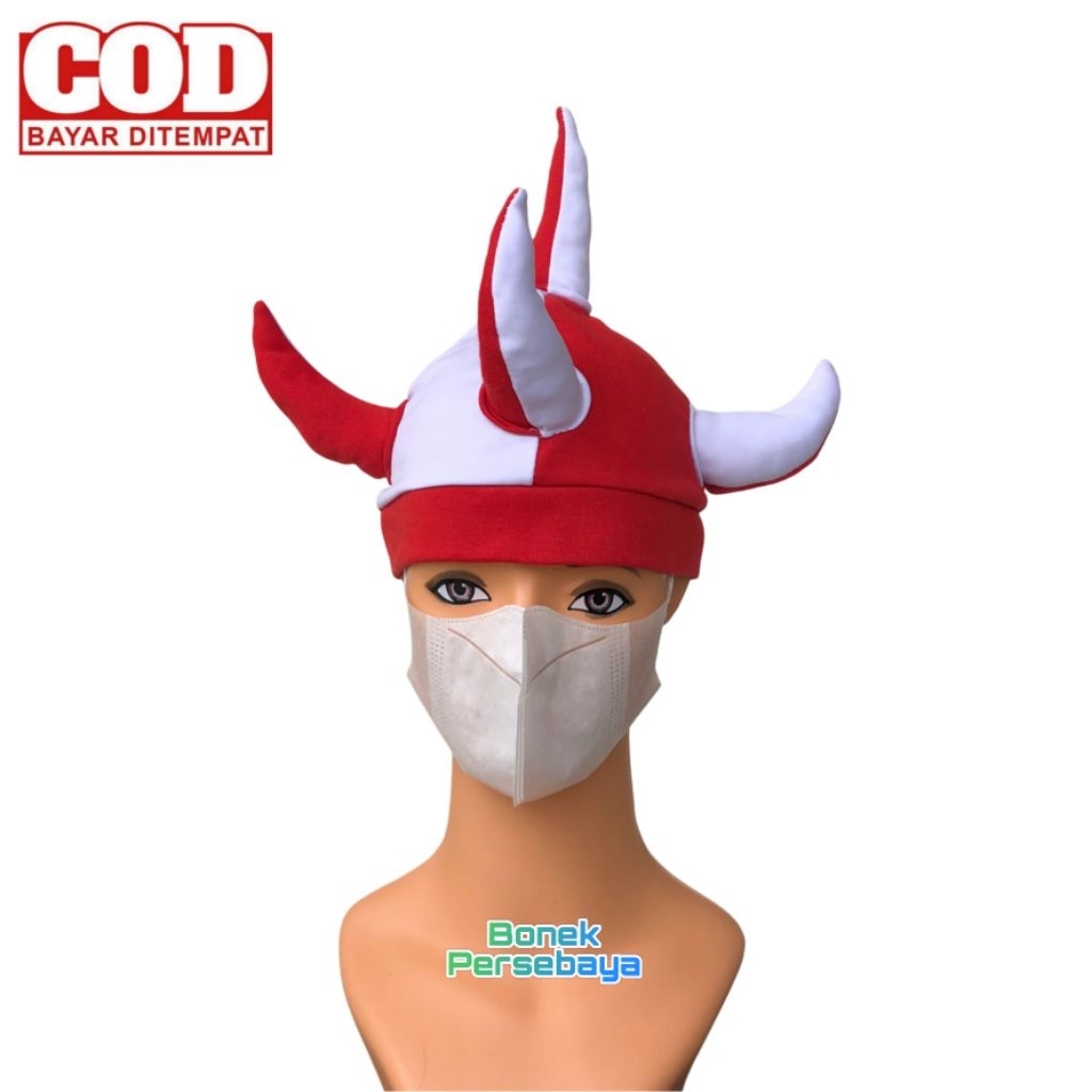 Jual Topi Timnas Tanduk Punk Rock - Supporter Bola Untuk Pesta Event ...