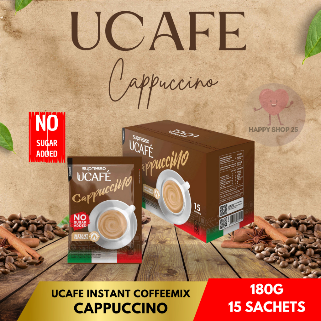 Jual Ucafe Kopi Cappuccino Tanpa Gula Tambahan / Capuccino Coffee no ...