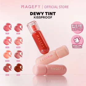 MAGEFY 2 IN 1 Glossy Lipstick Set Waterproof Long Lasting Silk Riasan Bibir Velvet Lip Gloss