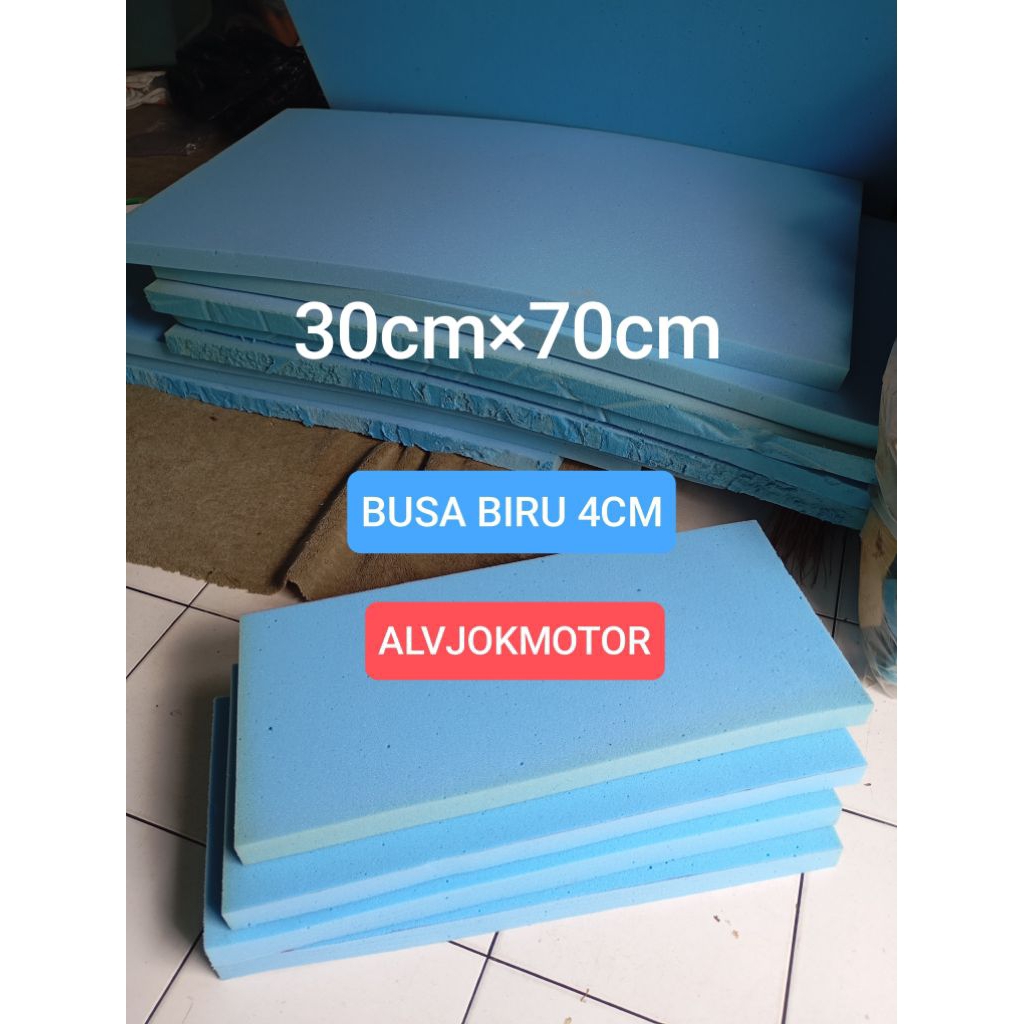 Jual BUSA BIRU 4CM, Busa spon tambahan jok motor jok mobil padat, untuk ...