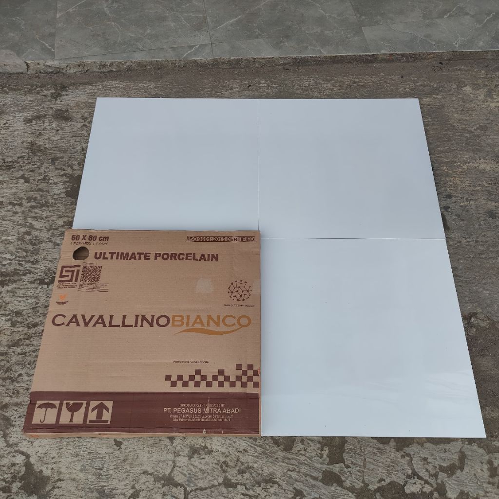 CAVALINO 60*60 WHITE PLUS BIANCO TOP KW A
