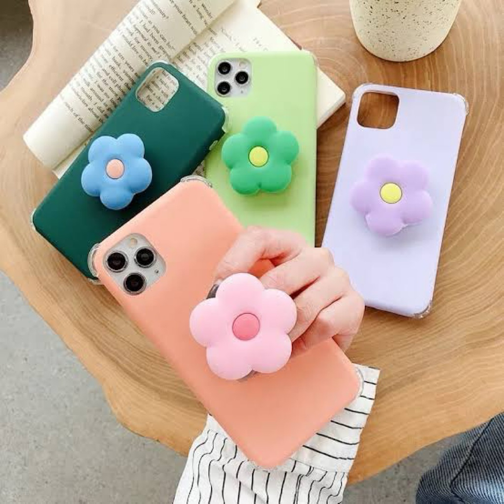 Jual POP SOCKET 2in1 TEMPELAN HP BUNGA WITH CERMIN AW 0603125 0603126 ...