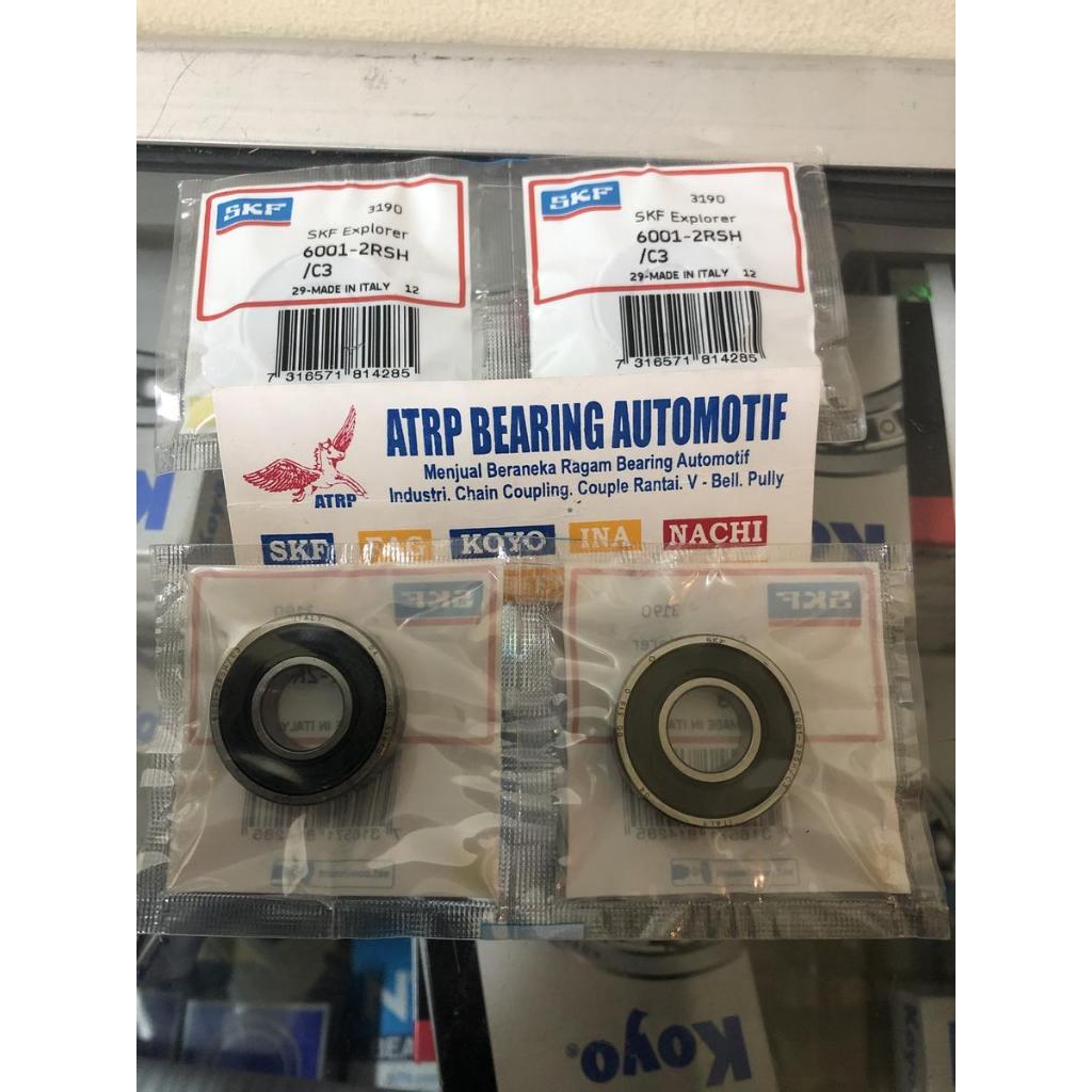 Jual BALL BEARING 6001 2RSH/C3 SKF 6001 2RS C3 SKF ORIGINAL | Shopee ...
