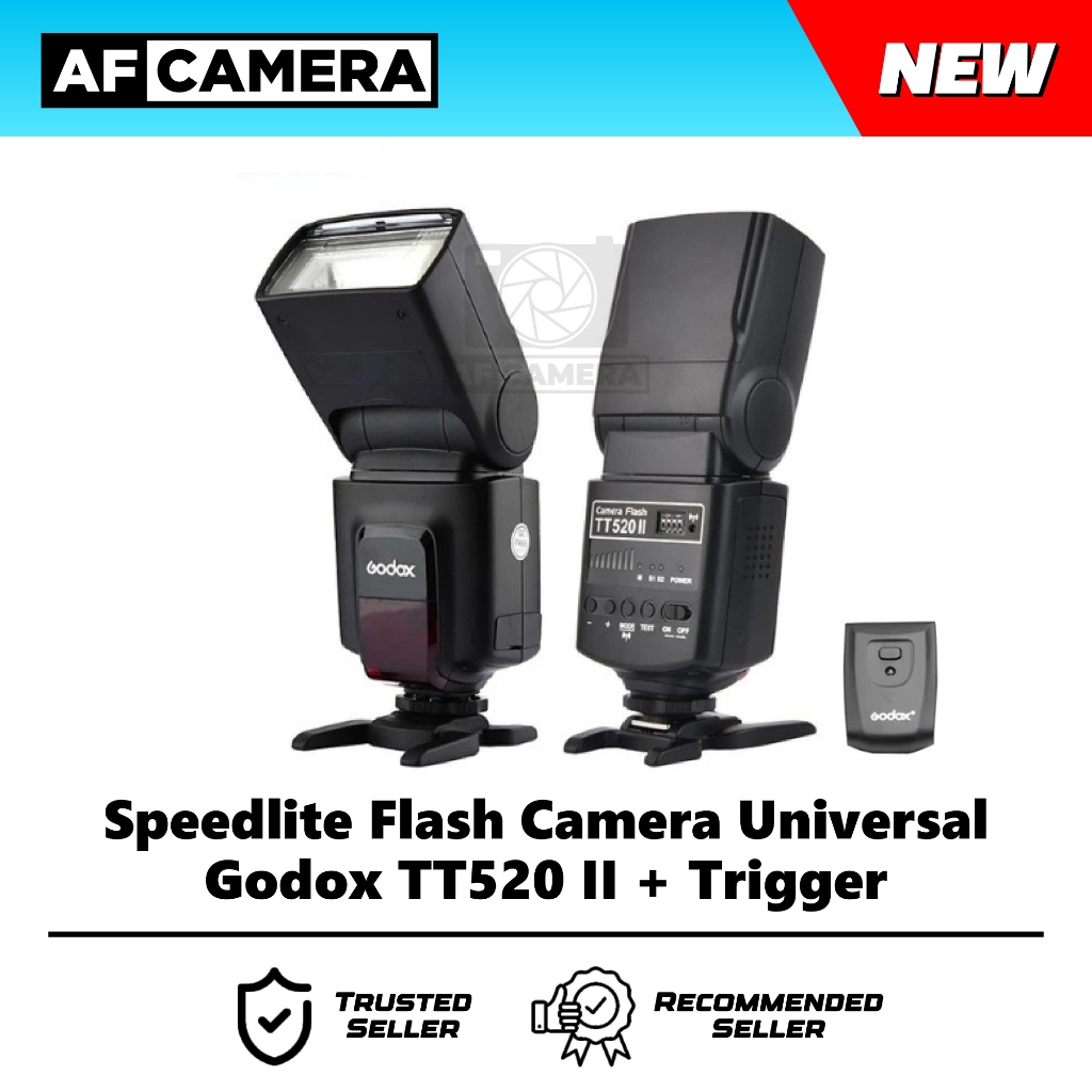 Jual Flash Godox TT520 II Speedlite Kamera Universal TT520II Plus ...
