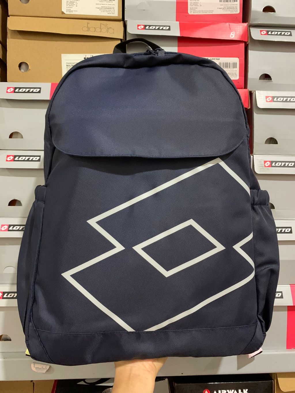Jual Lotto Dustin Backpack Navy LOTBP241215N Tas Ransel Original ...