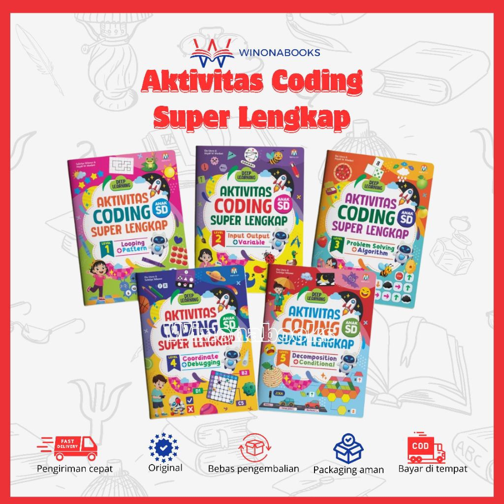 Jual Aktivitas Coding Super Lengkap: dirancang khusus untuk anak SD ...