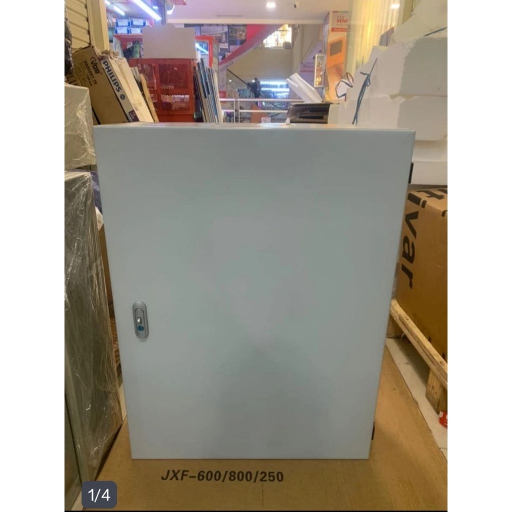 Jual BOX PANEL INDOOR 60x80x25 cm Box Panel Besi 600x800x250 mm Plate 1 ...