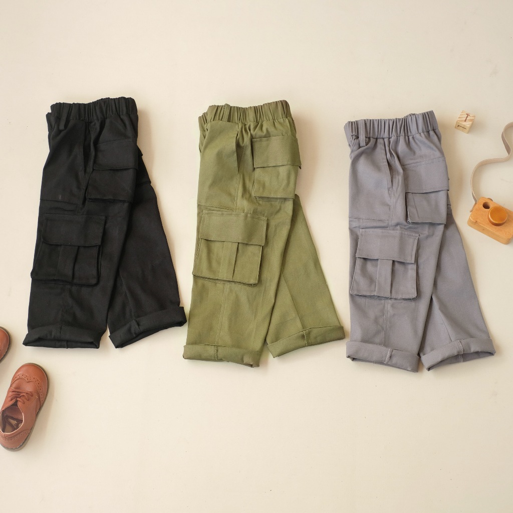 Jual Todei.Kids Celana Cargo Panjang Stretch Premium Anak Laki Laki ...