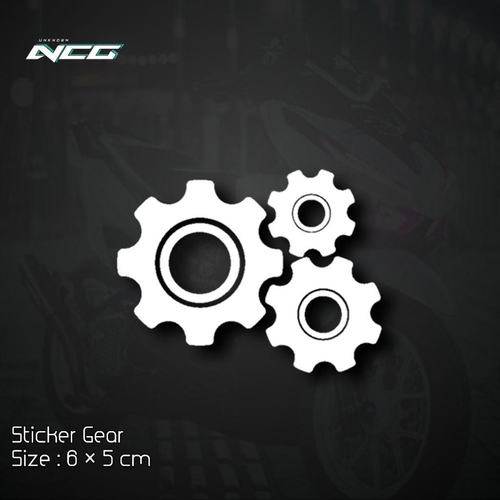 Jual Sticker Gear Stiker Cutting Icon Vector Gear Mekanik | Shopee ...