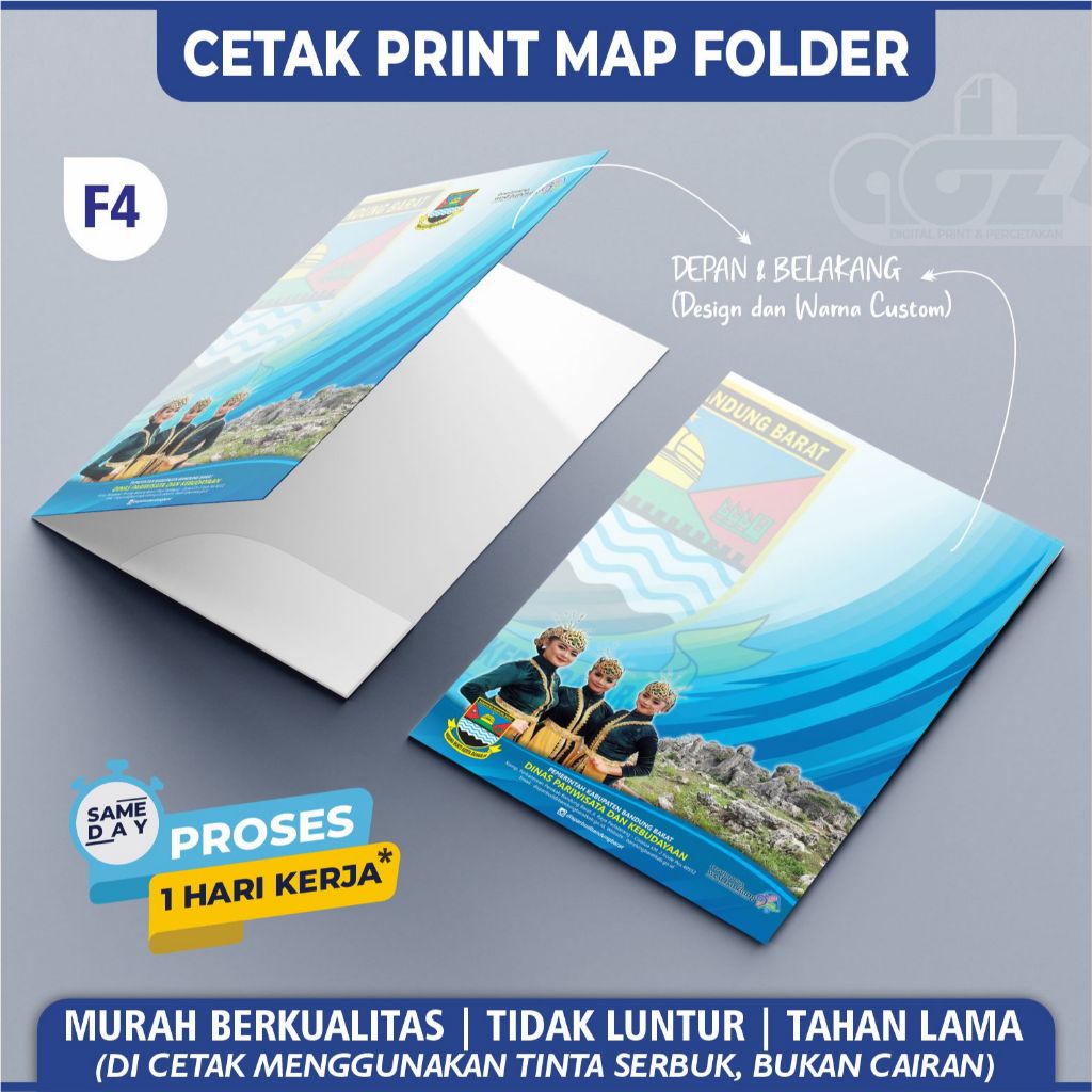 Jual CETAK MAP FOLDER / STOP MAP F4 BERWARNA CUSTOM DESIGN / MAP KANTOR ...