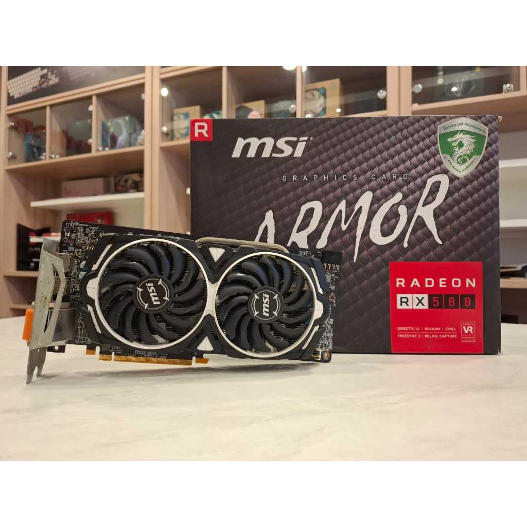 Jual MSI Radeon RX 580 ARMOR 8G OC - VGA CARD AMD RX580 8GB GDDR5 | 2ND ...