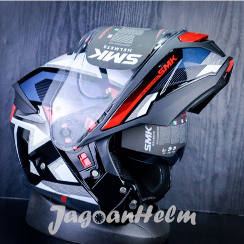 Jual HELM SMK GULLWING VENTURE GL 213 | BLACK RED | MODULAR DOUBLE ...