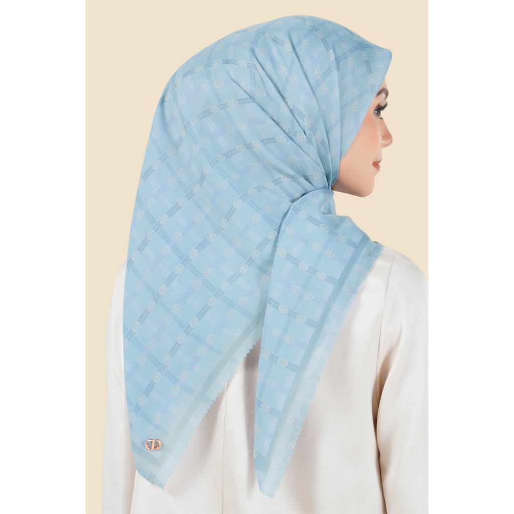 ZYTADELIA Diorama Scarves Series Printed Scarf Hijab Segi Empat Hijab Aire Voile Hijab Premium Hijab Motif