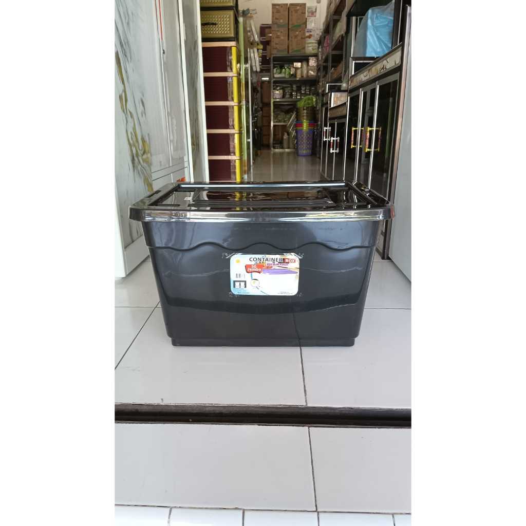 Jual SIAP KIRIM-READY MADIUN/CONTAINER BOX MAXIMA 50 LITER HITAM/TEMPAT ...