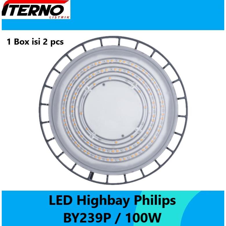 Jual Lampu Highbay BY239P Philips 100W LED120 150W LED180 High Bay ...