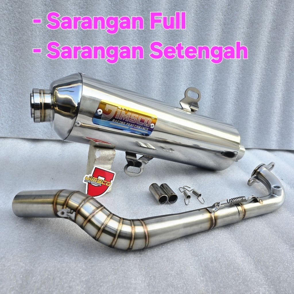 Jual Knalpot Standar Racing 38mm Aerox Nmax Vario PCX Beat Scoopy Mio ...