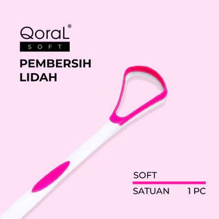 QoraL SOFT pembersih lidah / sikat lidah / tongue cleaner