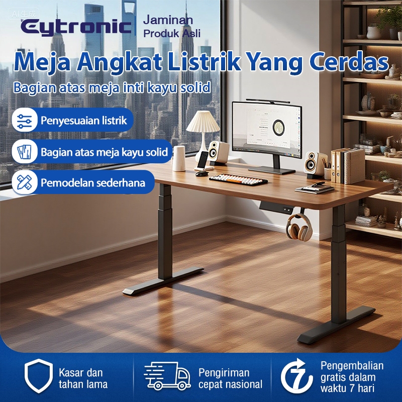 Jual [Eytronic]Meja Elektrik Adjustable Height - Meja Kerja Ergonomis ...