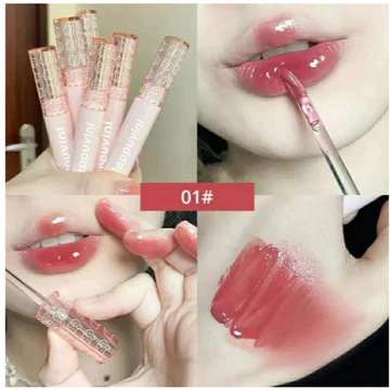 Cappuvni Lip Gloss Pink Bear Water Luminous Jelly Lip Cream