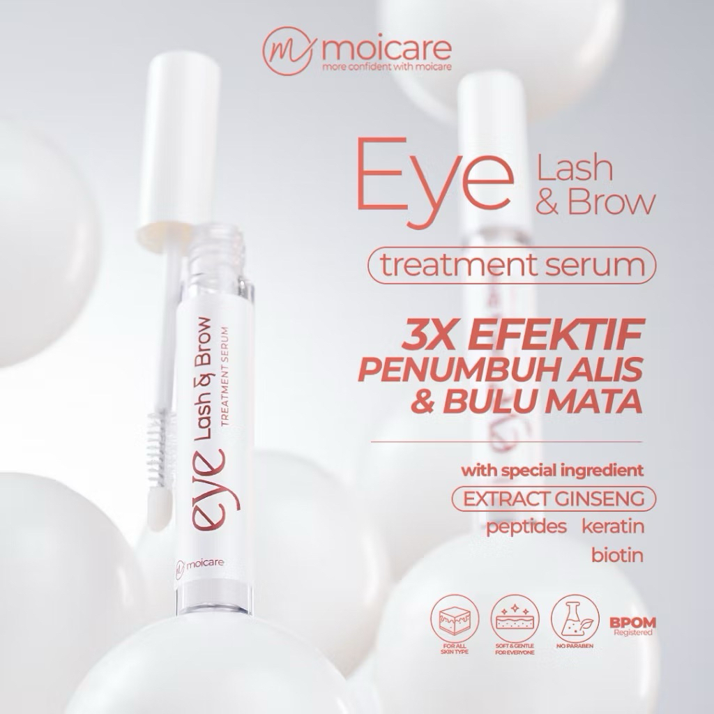 Jual Moicare EyeLash & Brow Growth Serum - Penumbuh Pelebat Penebal ...