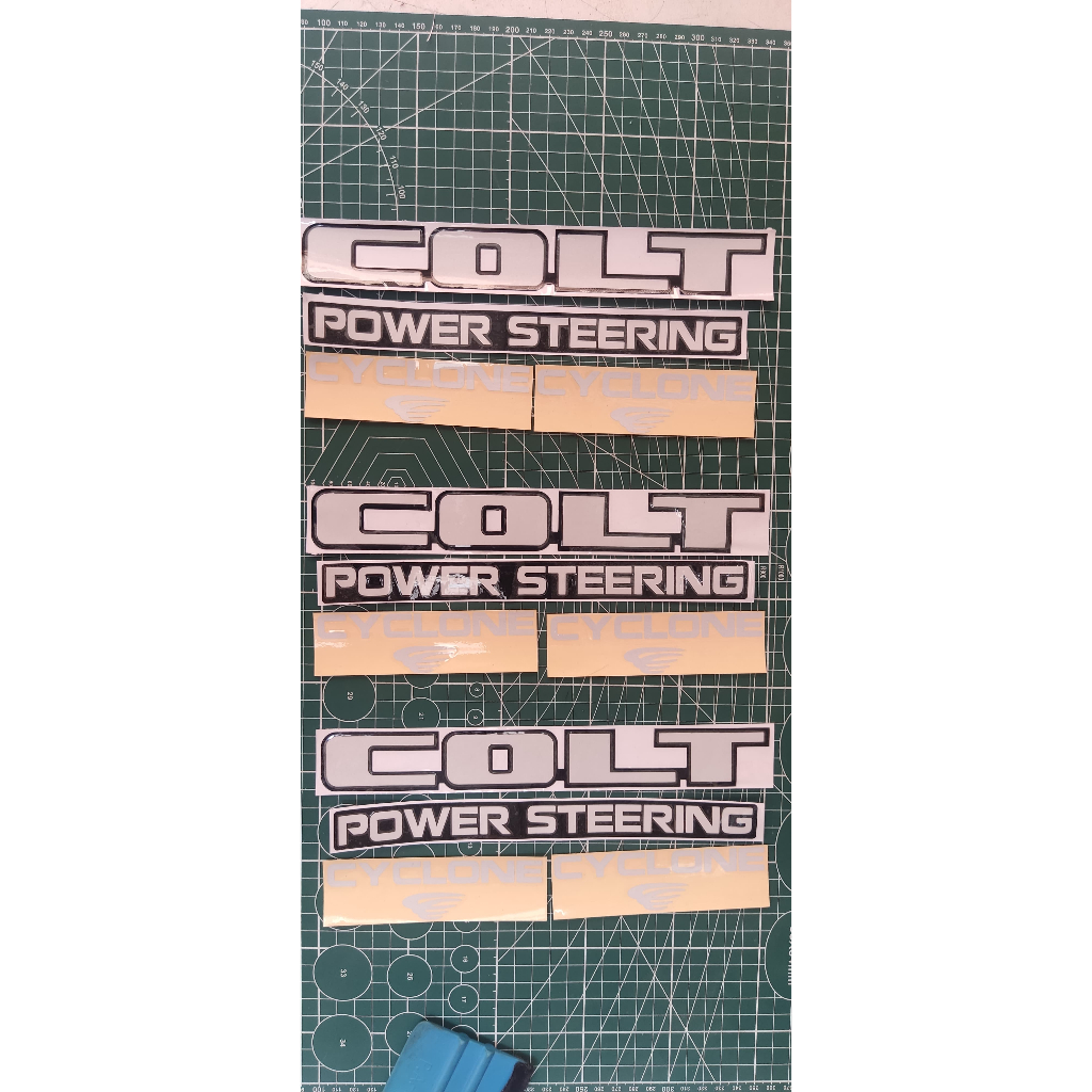 Jual STIKER STICKER POWER STEERING COLT CYCLONE L300 | Shopee Indonesia