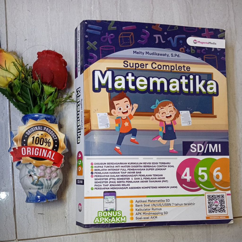 Jual Buku Super complete matematika SD kelas 4 5 6 preloved original ...