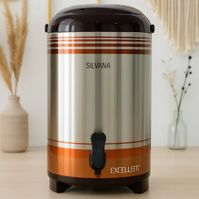 Silvana 1400 IAC Termos Air Liter 14 Liter Stainlees steel / Tempat air / Tahan Panas dan Dingin Lebih lama / tempat teh dan kopi / Water Tank / Termos untuk Hotel / Termos Lebaran - foto 1