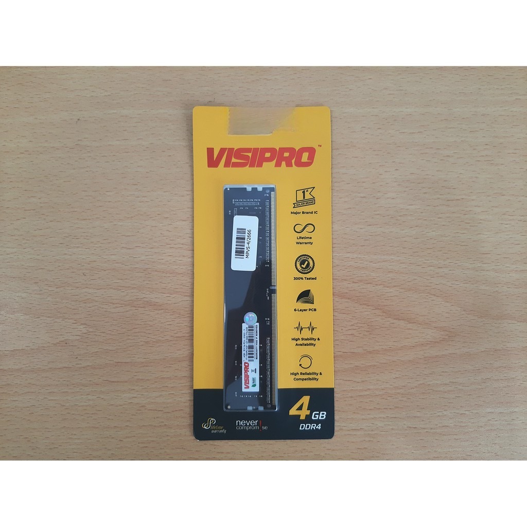 Jual RAM MEMORY VISIPRO DDR4 4GB / 8GB 2666MHz PC-21300 SODIMM LAPTOP ...