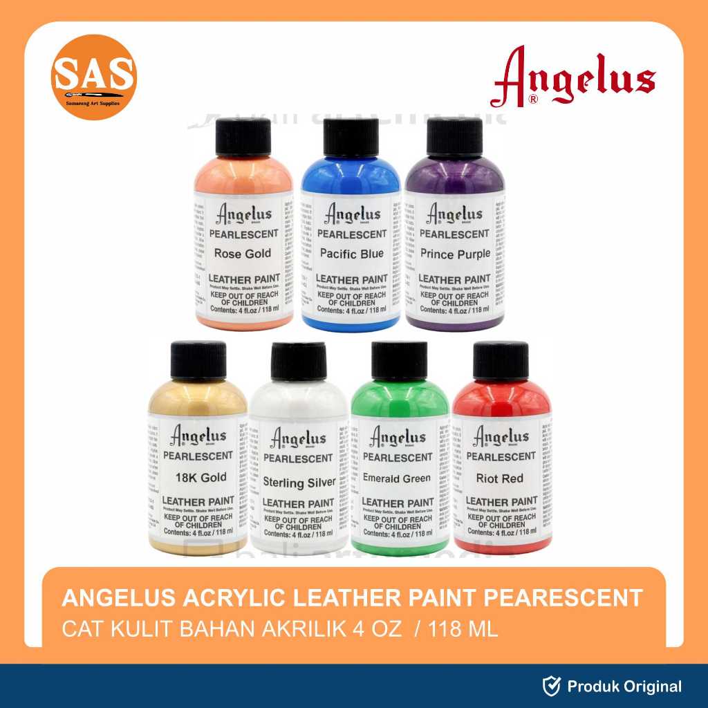 Jual Angelus - Acrylic Leather Paint Pearlescent - Cat Sepatu Kulit ...