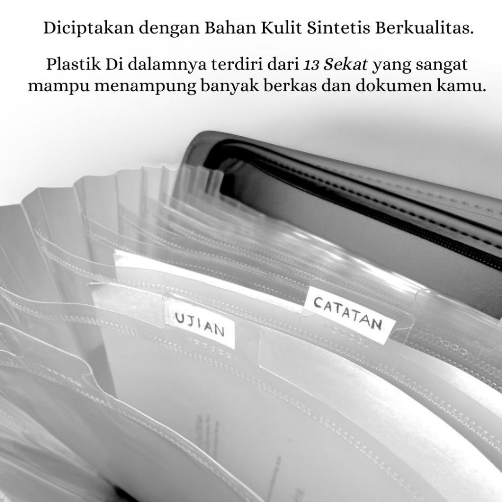 Jual TOPLA Expanding Map File Kulit Anti Air 13 Sekat Tempat Berkas ...