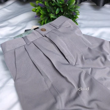 (BIG SIZE) Loose Pants Jumbo PREMIUM Highwaist Wanita Anti Kusut Celana Kulot Highwaist Wanita