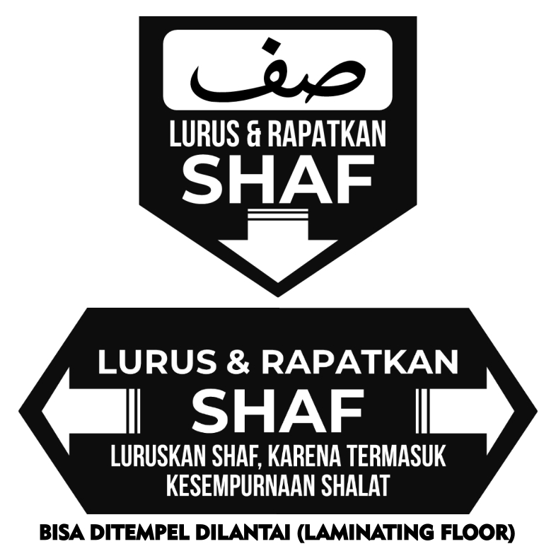 Jual Stiker Shaf Stiker Shaf Shalat Stiker Vynil Rytrama Laminating ...
