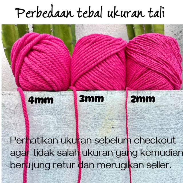 Macrame Cord 4mm Cotton Rope Roll 100g - Natural Cotton String for DIY Crafts, Wall Hangings & Plant Hangers