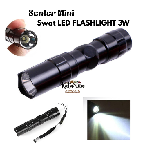 Jual LED SENTER MINI POLICE 3W senter mini police 3 watt Senter Swat ...