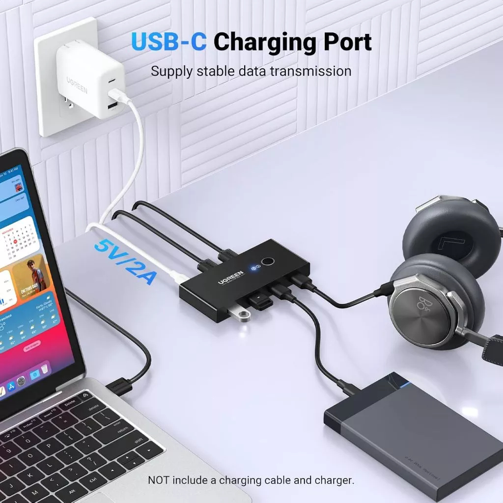 Jual UGREEN Adapter HUB PC 4 Port Sharing Switch Box USB 3.0 2.0 Stable ...