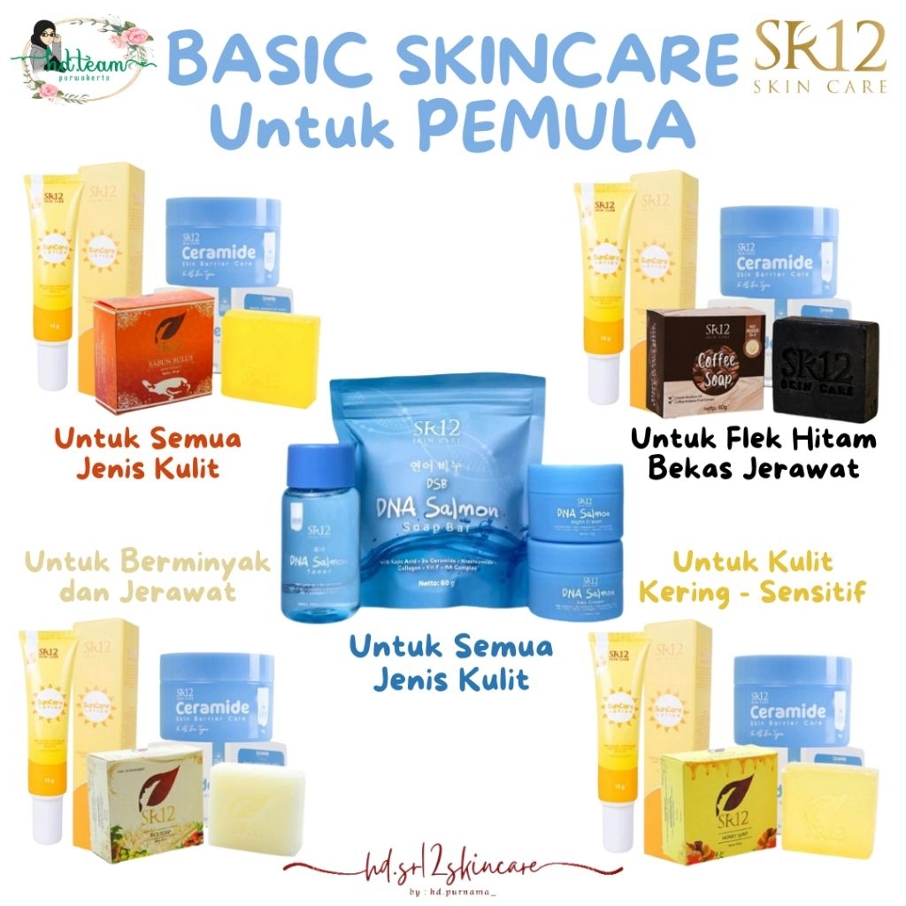 Jual PAKET PEMULA SR12 Basic Skin Care untuk Pemula Merawat dan